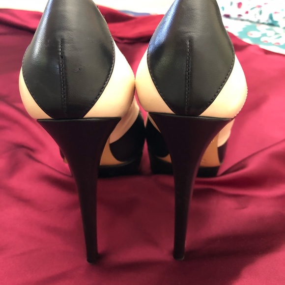 Charlotte Olympia Priscilla Striped Platform Pump - Picture 5 of 5